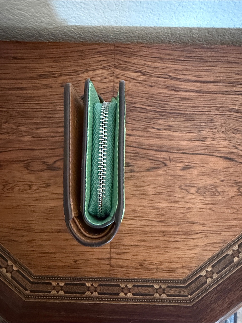 NWT Coach Mint Green Leather Snap Wallet - Picture 4 of 8